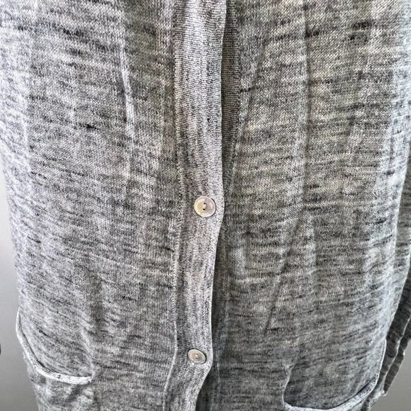 🌿4/$35🌿‎ H&M Grey Long Button Down Cardigan (XS) - Picture 4 of 10